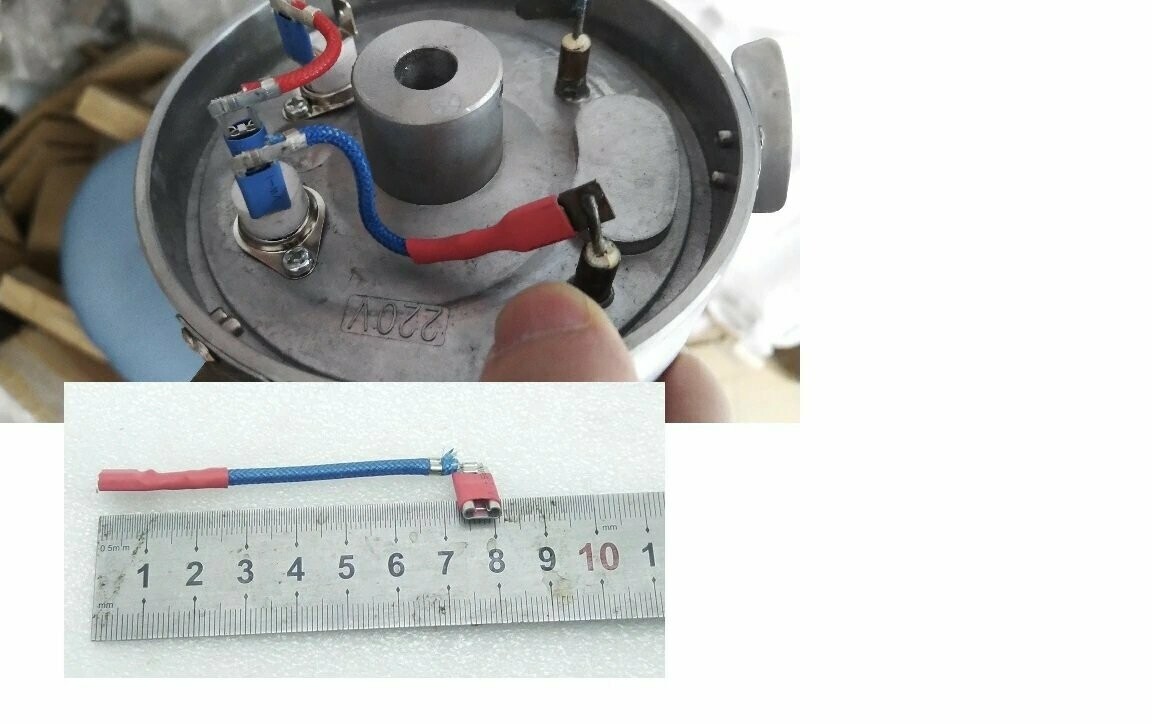 Terminal de conexão/interruptor de controle de temperatura!