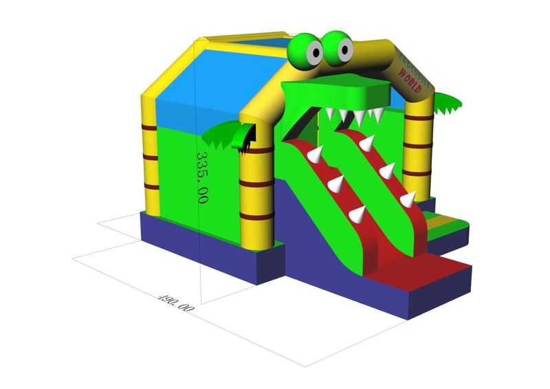 Insuflável Crocodilo!