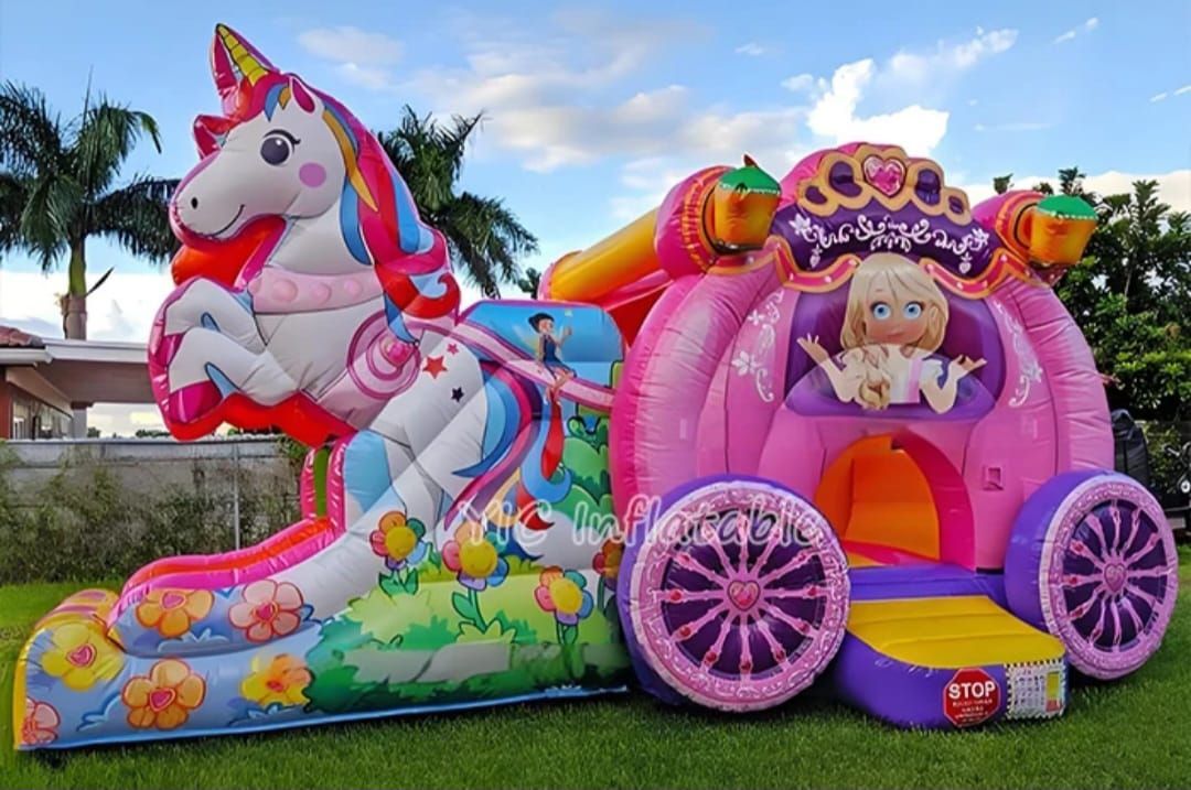 Insuflável Carrossel das Princesas!