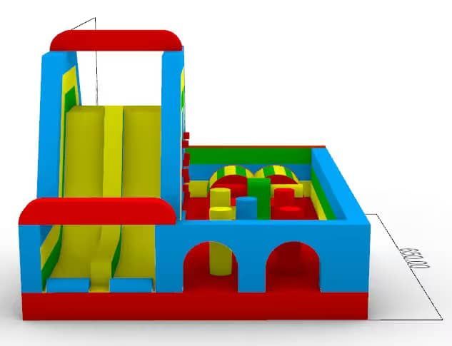 Insuflável Multi-obstáculos