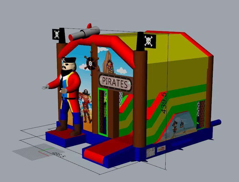Insuflável Casa dos Piratas