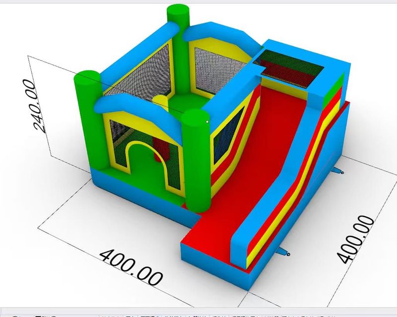 Insuflável Castelo com slide!
