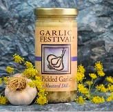 Mustard Dill Pickled Garlic 8 oz.