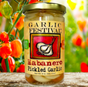 Habanero Pickled Garlic 8 oz.
