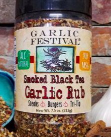 Smoked Black Tea & Garlic Rub 7.5 oz.