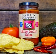 Spicy Garlic Salsa 12 oz.