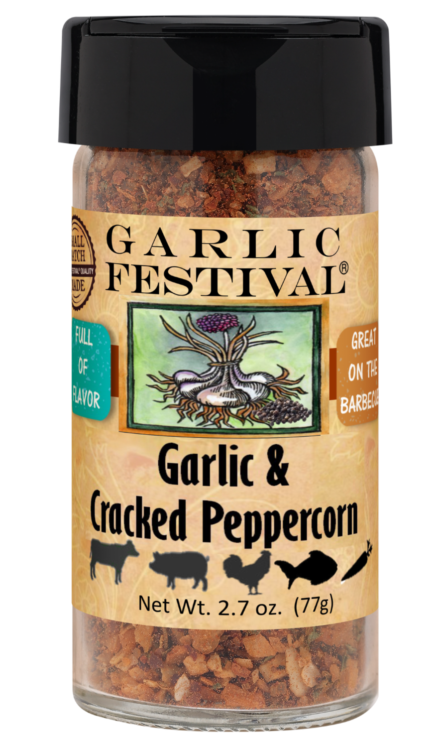 Garlic &amp; Cracked Peppercorn Seasoning &amp; Rub