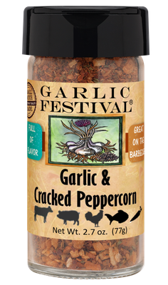 Garlic &amp; Cracked Peppercorn Seasoning &amp; Rub