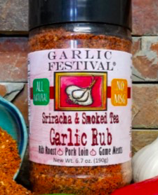 Sriracha &amp; Smoked Tea Garlic Rub