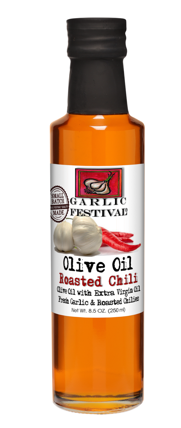 Roasted Garlic &amp; Chili Infused Olive Oil