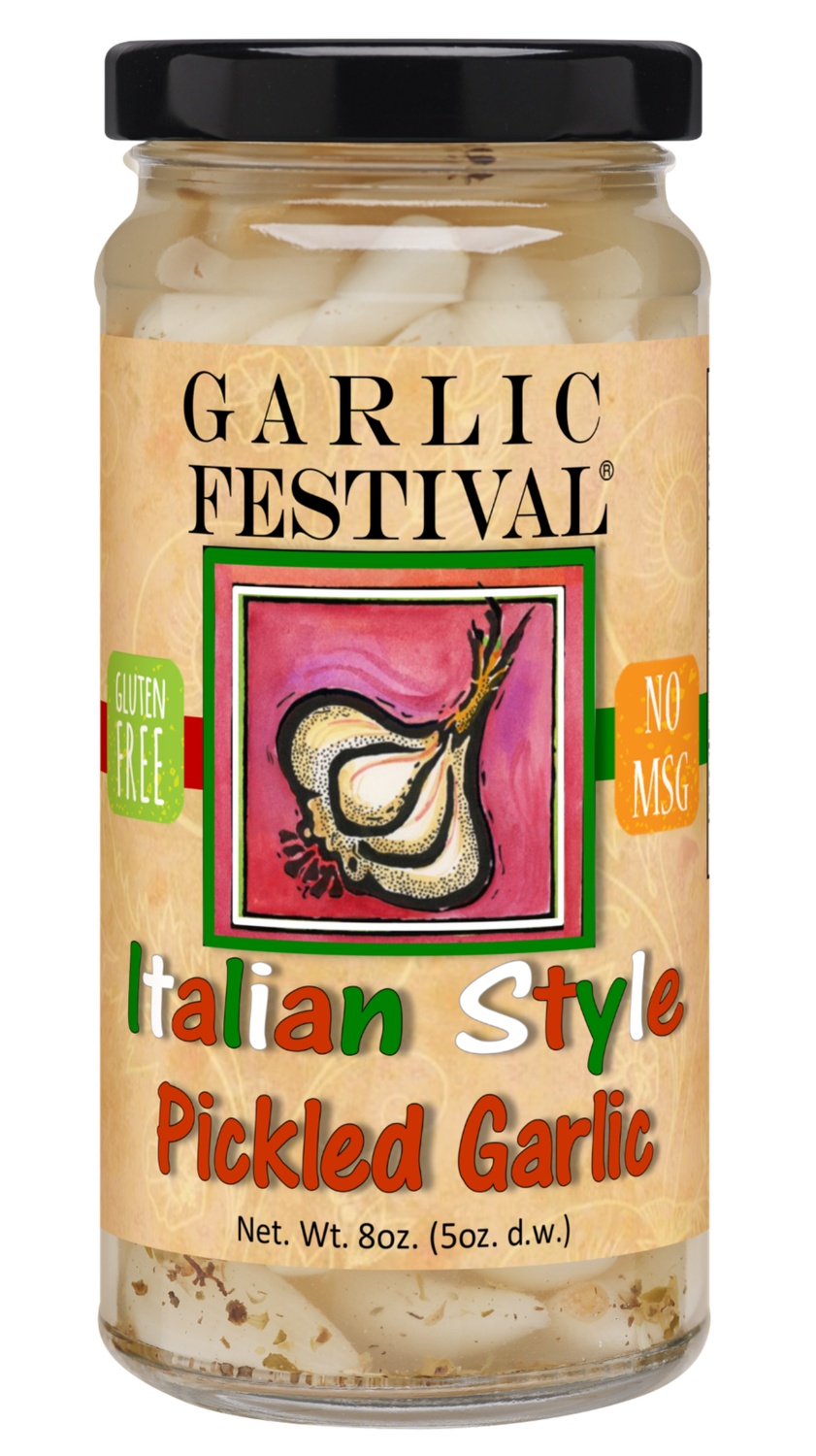 Italian Style Pickled Garlic