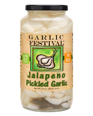 Jalapeno Pickled Garlic Grande 32 oz.