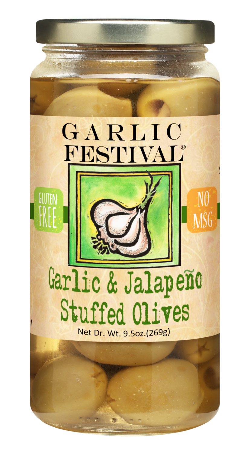 Garlic &amp; Jalapeno Stuffed Olives