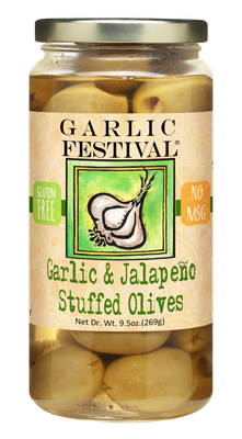 Garlic &amp; Jalapeno Stuffed Olives