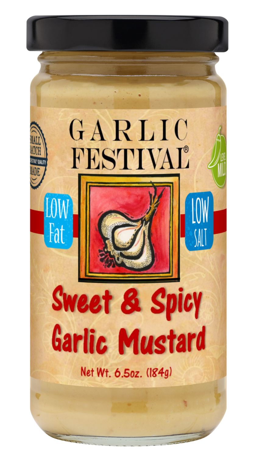 Sweet &amp; Spicy Garlic Mustard