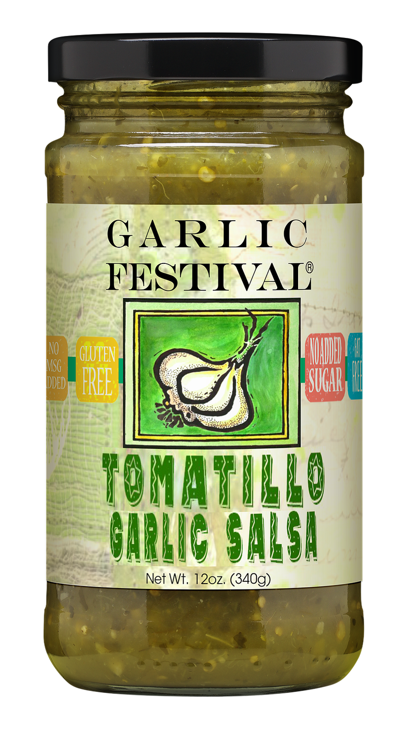 Tomatillo Garlic Salsa