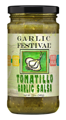 Tomatillo Garlic Salsa