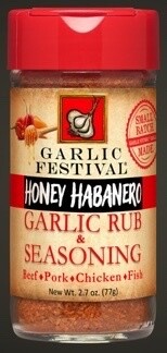 Honey Habanero Garlic Rub &amp; Seasoning