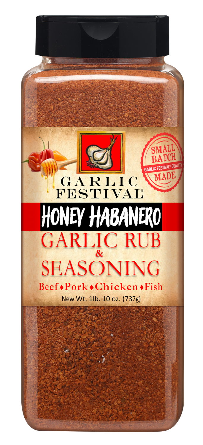 Honey Habanero Garlic Rub &amp; Seasoning Grande