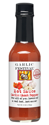 Garlic Ghost Pepper Hot Sauce