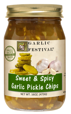 Sweet &amp; Spicy Garlic Pickle Chips