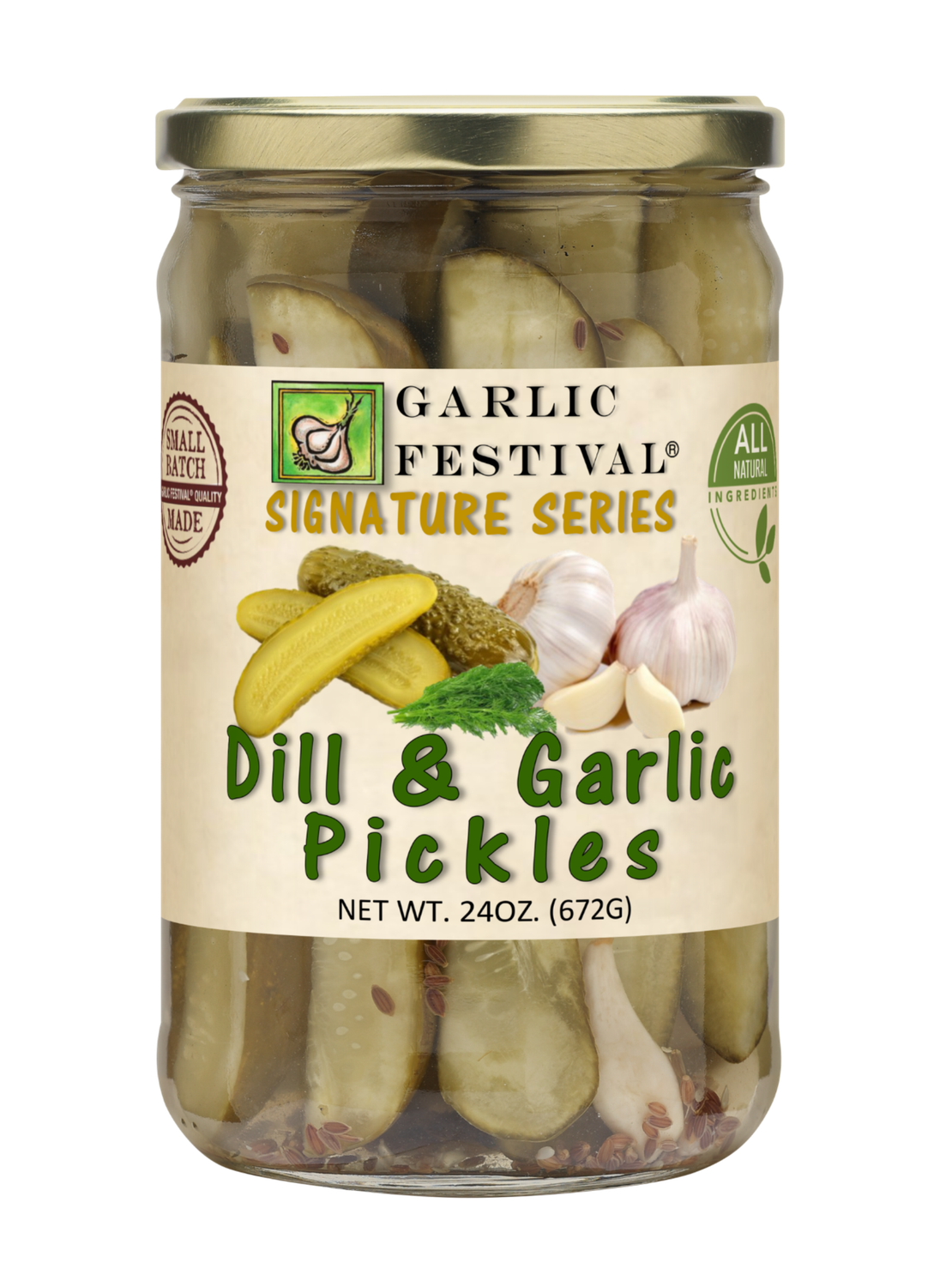 Dill &amp; Garlic Pickle Spears