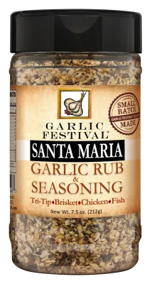Smoked Oak Santa Maria Garlic Rub &amp; Seasoning