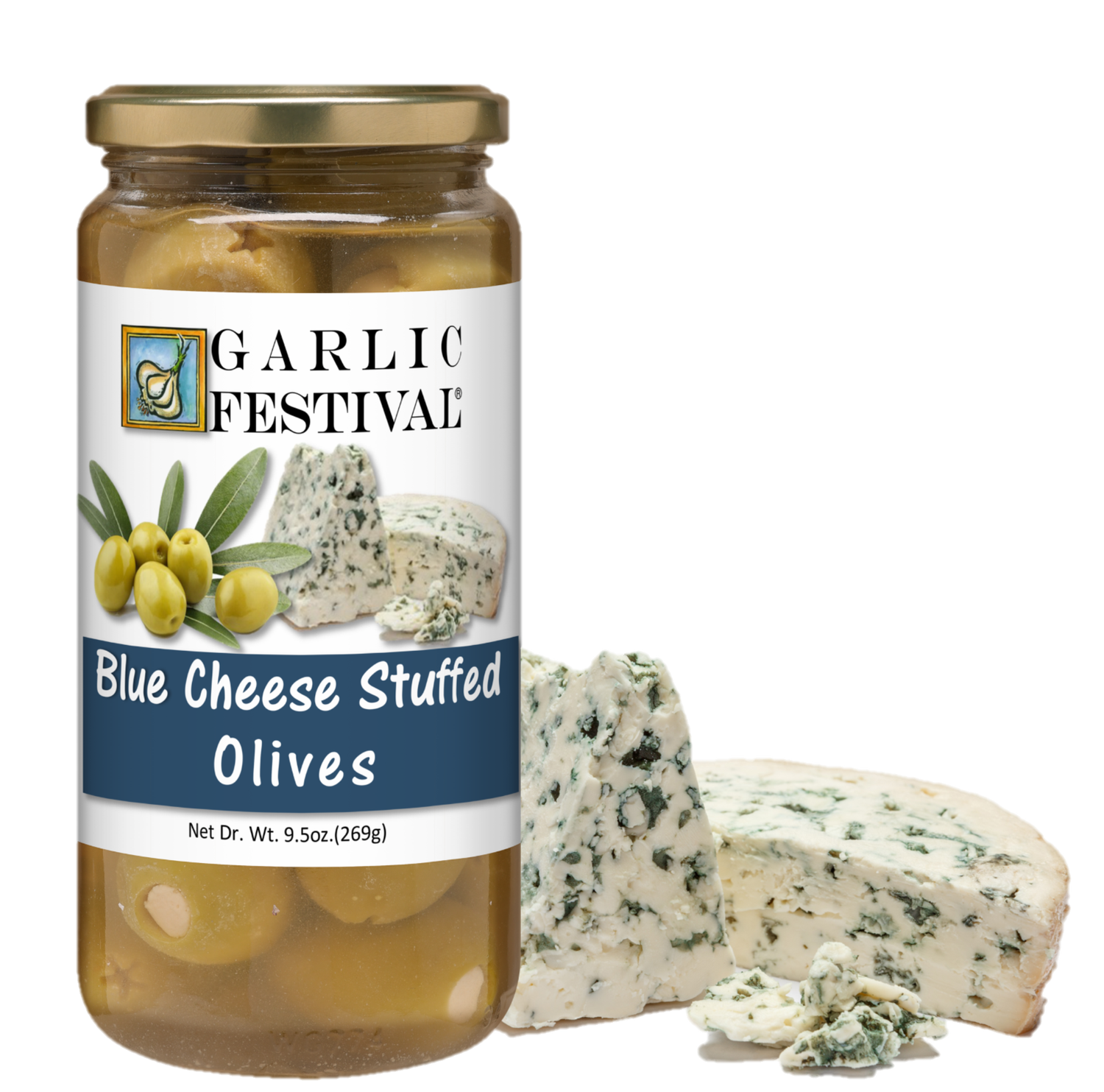 Blue Cheese Garlic Stuffed Olives