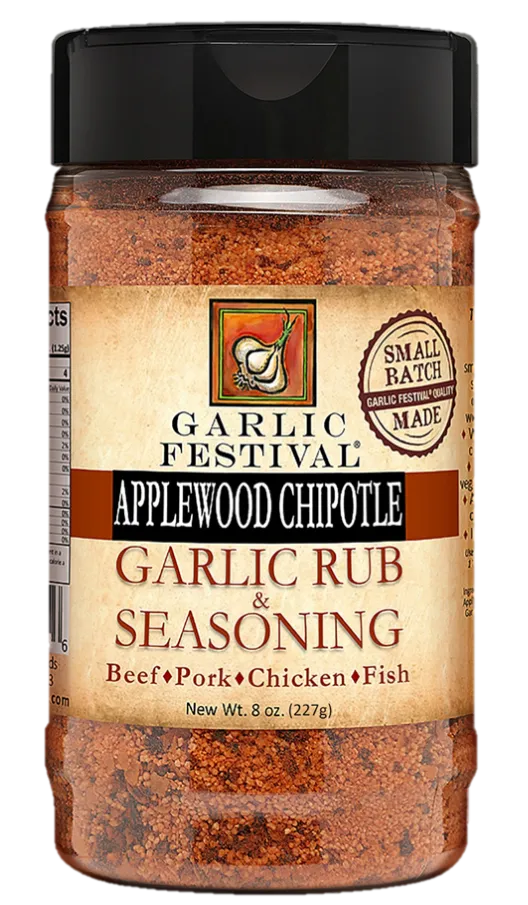 Smoked Applewood Chipotle Garlic Rub &amp; Seasoning