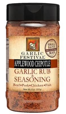 Smoked Applewood Chipotle Garlic Rub &amp; Seasoning
