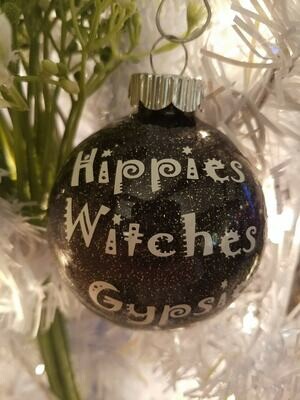 Holiday Ornament, Hippies, Witches, Gypsies , Magic