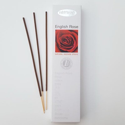 Incense Nitiraj -one pkg English rose Incense Sticks 25gm