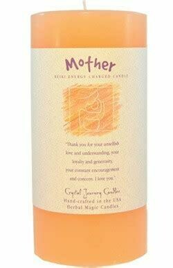 Candle 3x6 Pillar - Mother -Reiki Charged