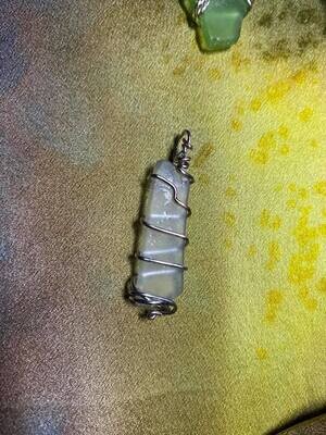 Pendant Newfoundland Clear/Frosted Sea Glass-Handmade by Goddess Janelle SALE Reg $49.95 SALE $39.95