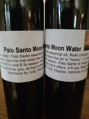 Moon Water Palo Santo 4 ozs (black bottle)