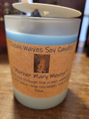 Judy's Soy Candle Ocean Waves- Mother Mary Mentor