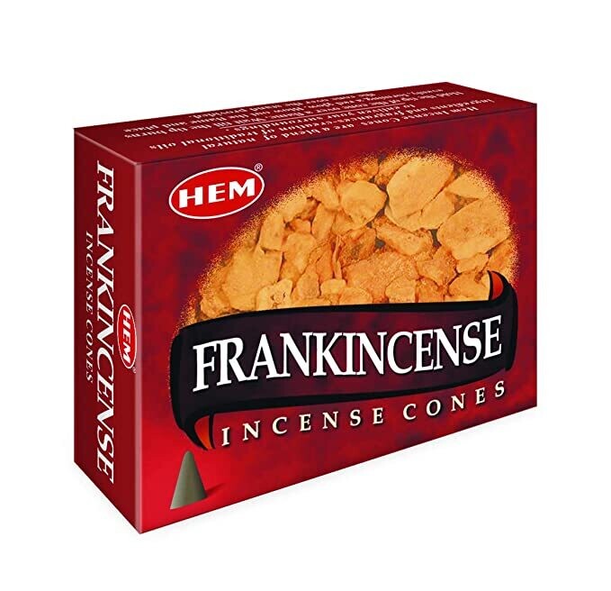 Incense Cones HEM Frankincense  (10 pack)