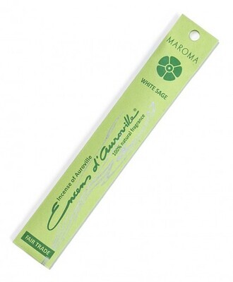 Incense Natural Maroma-White Sage  (10 sticks)