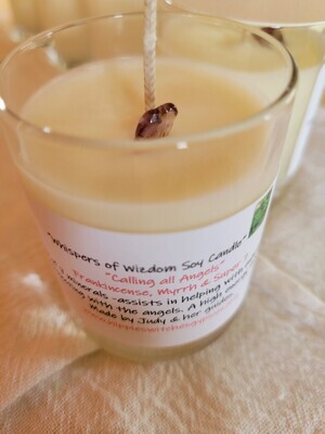 Judy's Soy Candle -Calling All Angels (VOTIVE SIZE)