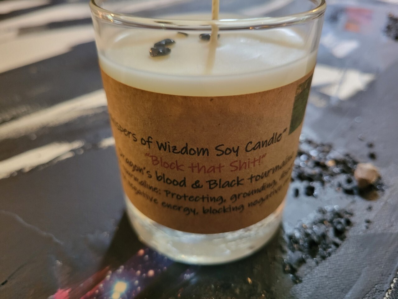 Judy's Soy Candle -Block That Shit -Dragons Blood