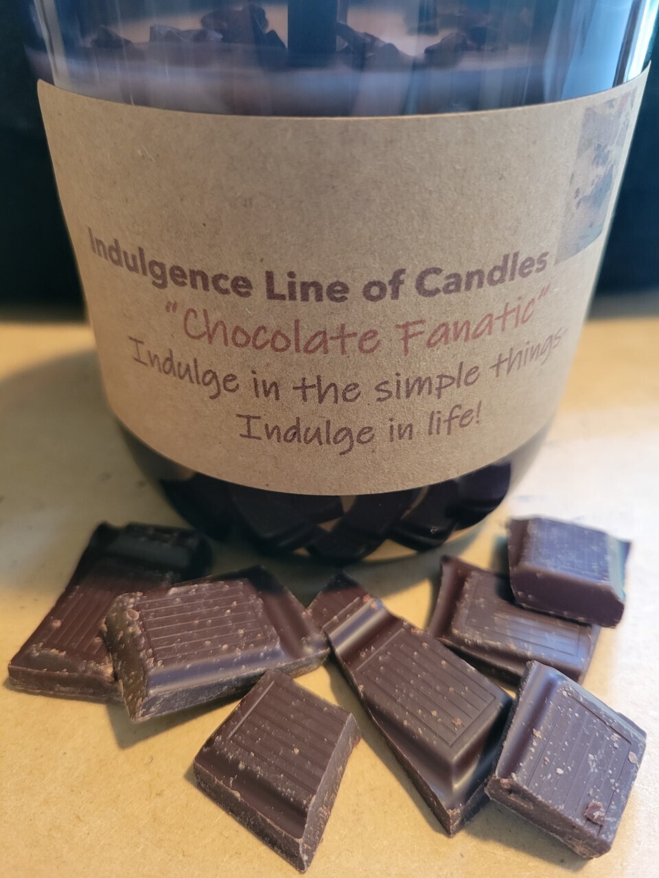 Judy's Soy Candle -Indulgence- Chocolate Fanatic (NEW Thick Jar)