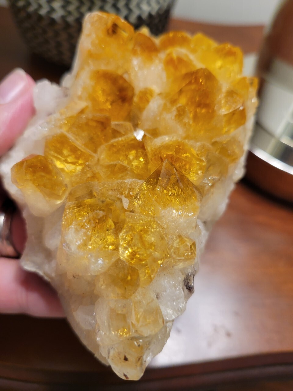 Citrine Point/Chunk Free Standing #2