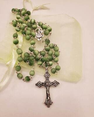 Rosary Green Beaded