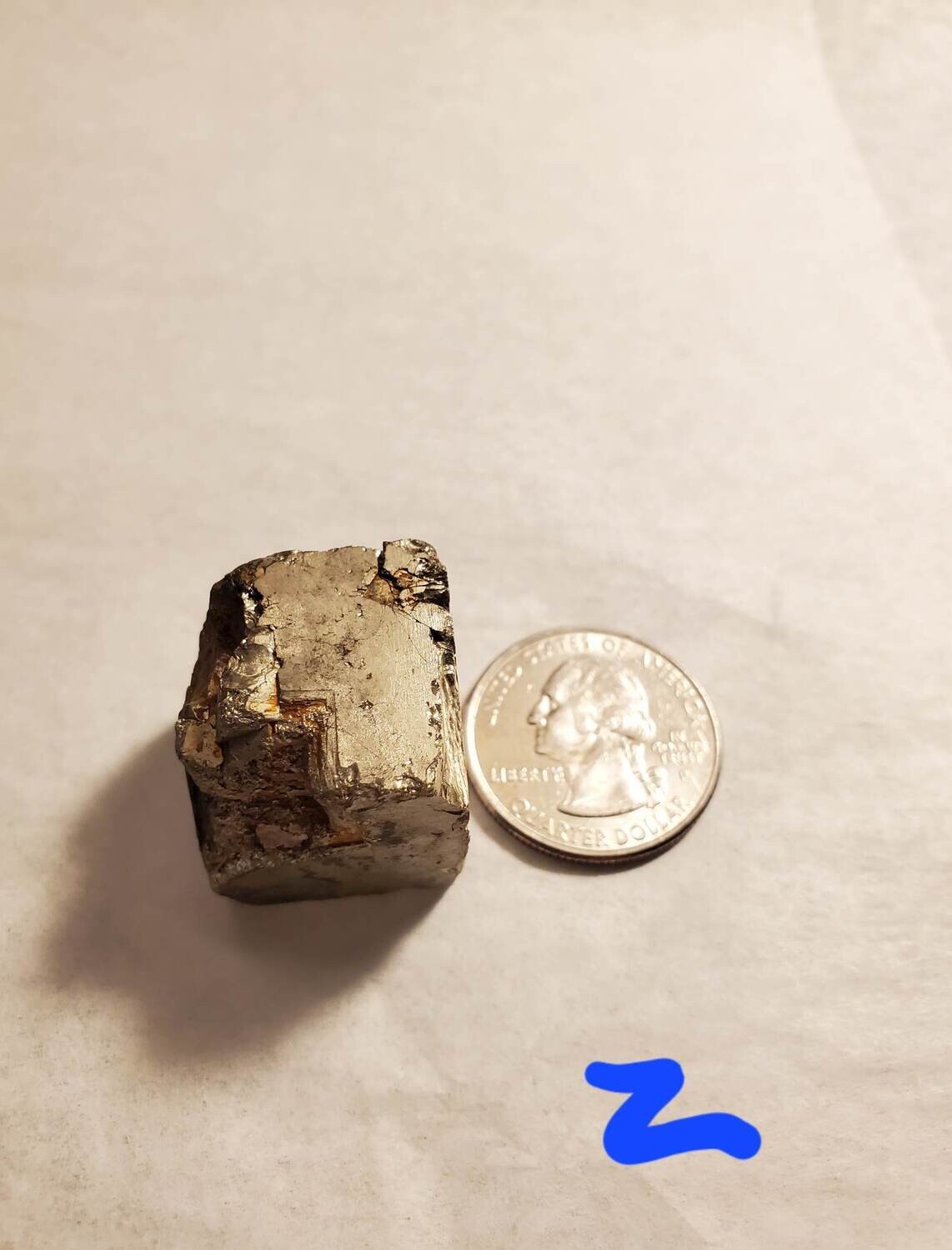 Crystal/Mineral Pyrite Cube #2