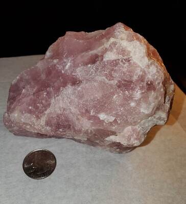 Crystal/Mineral Rose Quartz Rough Piece Large