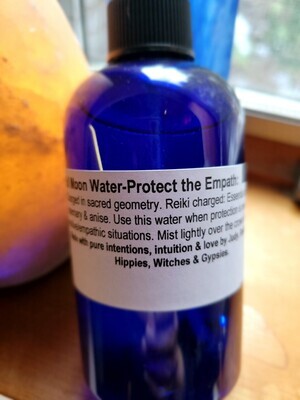 Judy's Moon Water -Protect The Empath- One 8 oz bottle