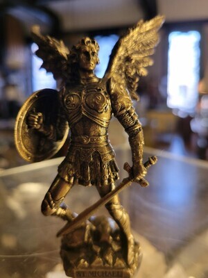 Statue (small) Archangel Michael (cold Cast Resin)