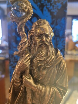 Statue Merlin (Cold Cast Resin) Bronze Finish