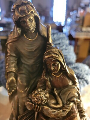 Statue Nativity of Jesus (Cold Cast) Bronze Finish