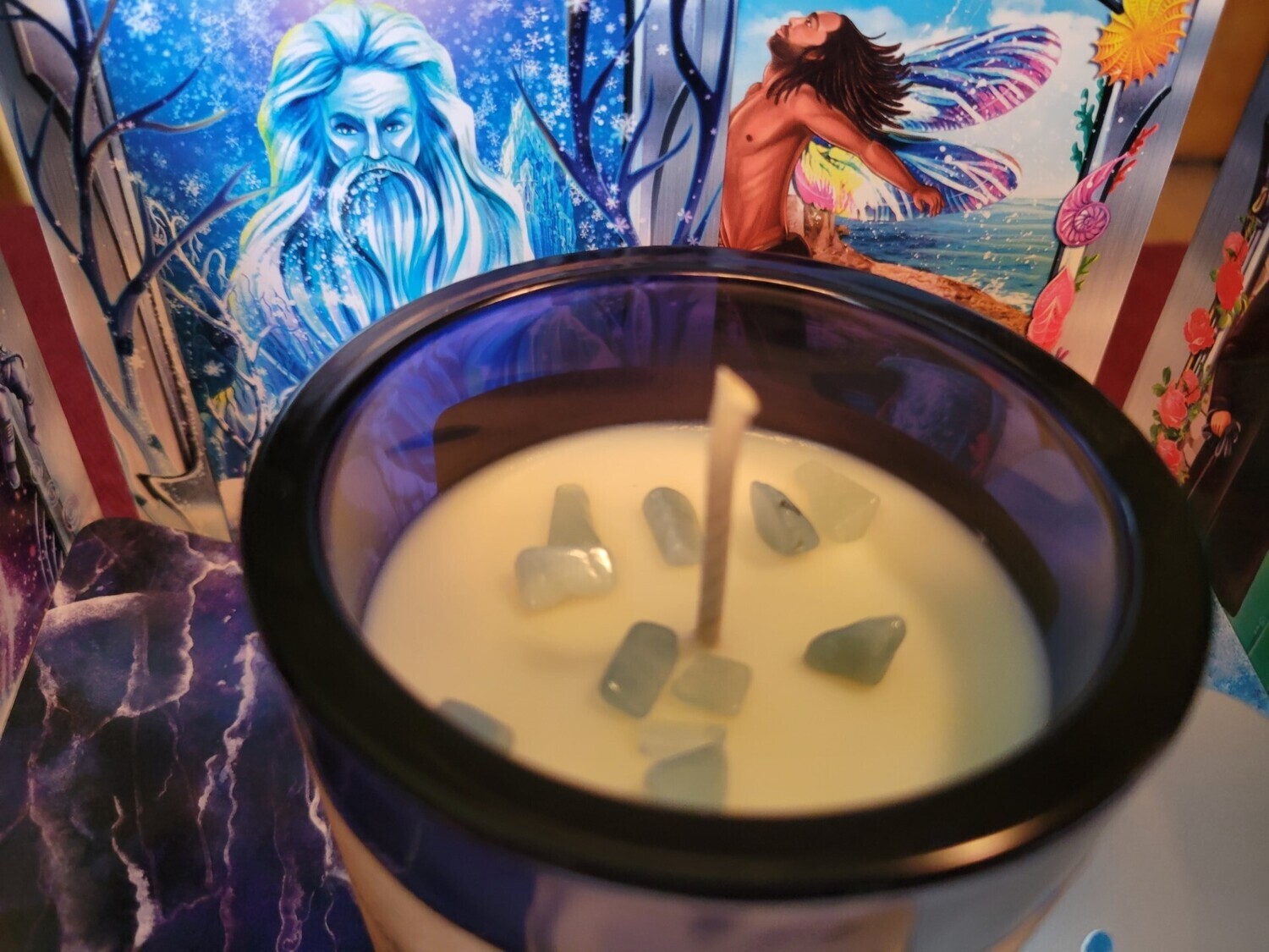 Judy's Soy Candle - The Waters- Sacred Alchemy LARGE -Ocean scent